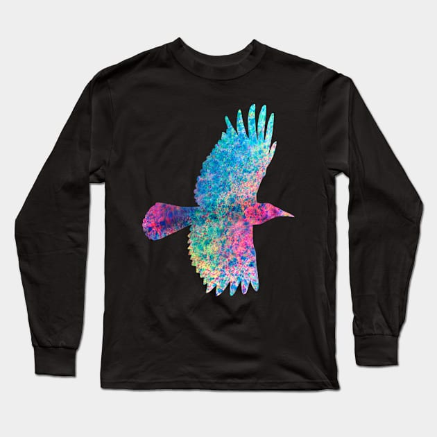 Color crow Long Sleeve T-Shirt by Bwiselizzy